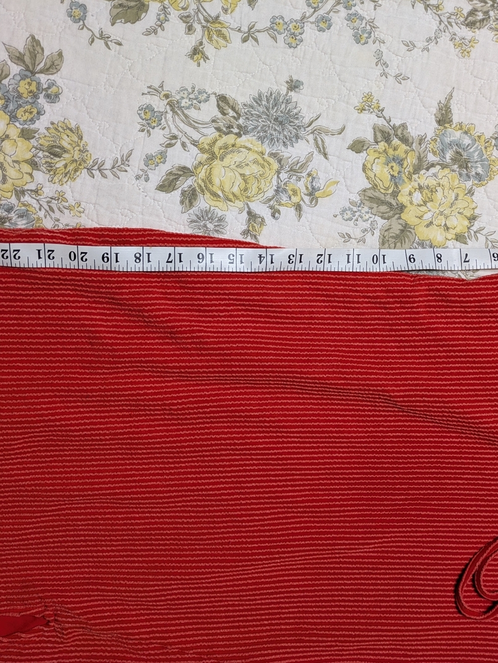 Red Ribbed Tie-Front Tank Dress - Picture 3 of 6
